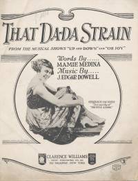 frontispiece of sheet music from "That Da-Da Strain"; accessed from “A GOOD OLD GOOD ONE”: JON-ERIK KELLSO, ALBANIE FALLETTA, EVAN ARNTZEN, JEN HODGE (Cafe Bohemia, January 9, 2020)