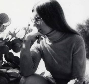  Picture of Diane Wakoski taken by LaVerne Harrell Clark in 1971; sourced from The University of Arizona Poetry Center